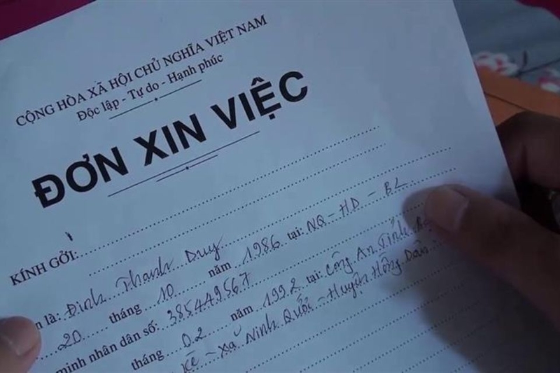 đơn xin việc có cần công chứng không