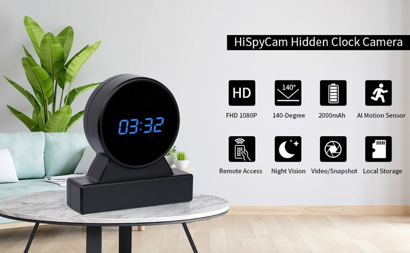Đồng hồ camera để bàn
