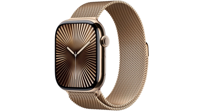 Apple Watch Series 10 GPS + Cellular 46mm Viền Titan Dây Milanese