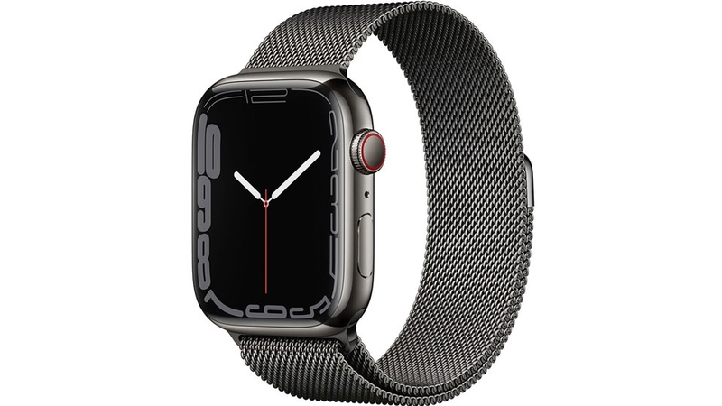 Apple Watch Series 7 GPS + Cellular 45mm viền thép dây thép