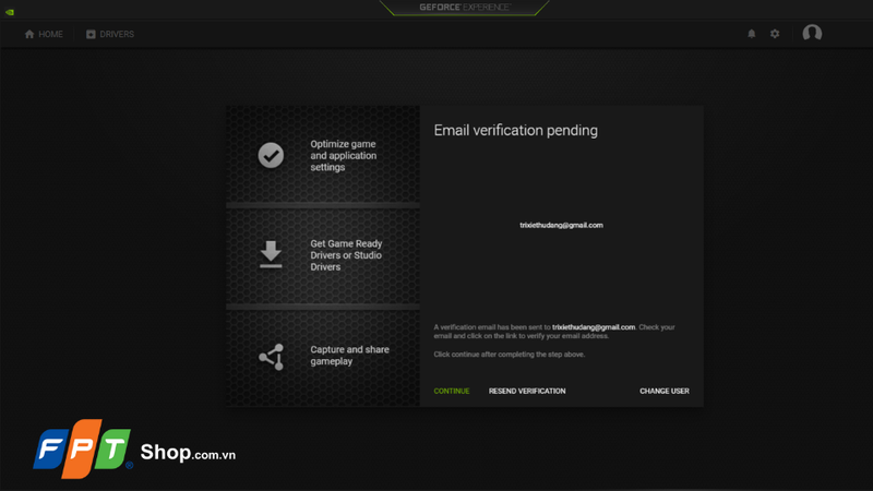 NVIDIA gửi email xác thực