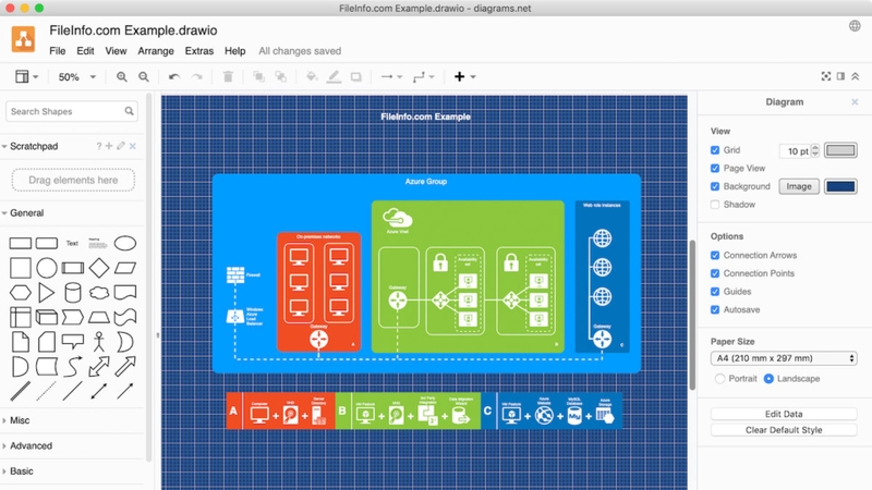 Có thể làm việc nhóm trên Draw.io không?