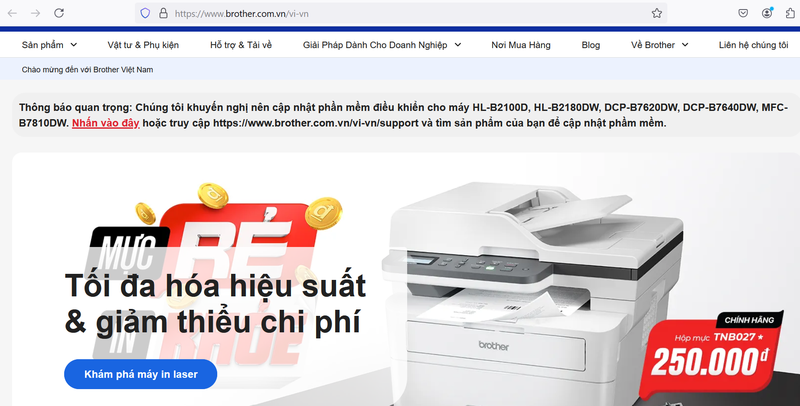 driver máy in Brother MFC L2701DW ảnh 1