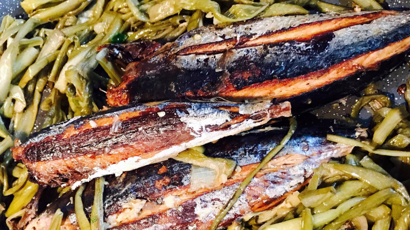 Dưa môn kho cá 7