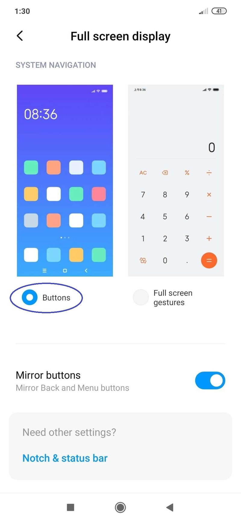đưa thanh điều hướng lên màn hình điện thoại Android - Hình 6