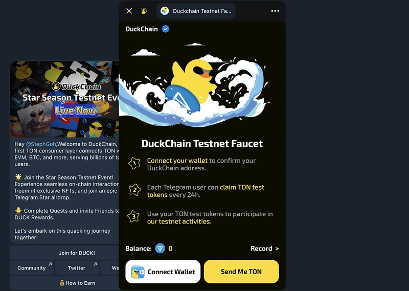 tim hieu duckchain