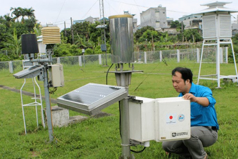 Dụng cụ đo lượng mưa có tên gọi là gì 2