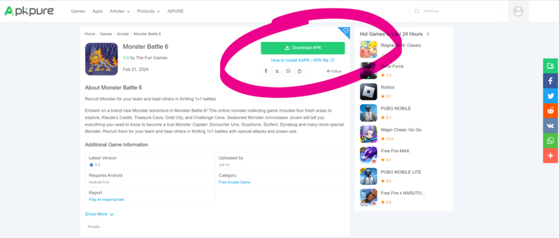 Cách tải và chơi Dynamons 6 trên thiết bị di động