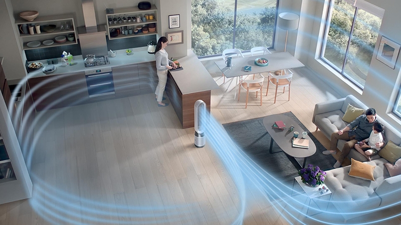 Máy lọc không khí Dyson Purifier Cool Gen1 TP10 làm sạch không khí trong diện rộng