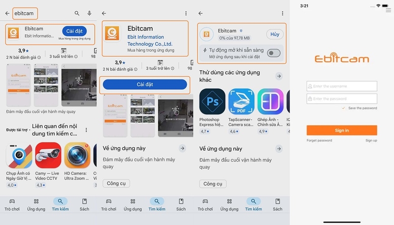 Tải về cho thiết bị Android