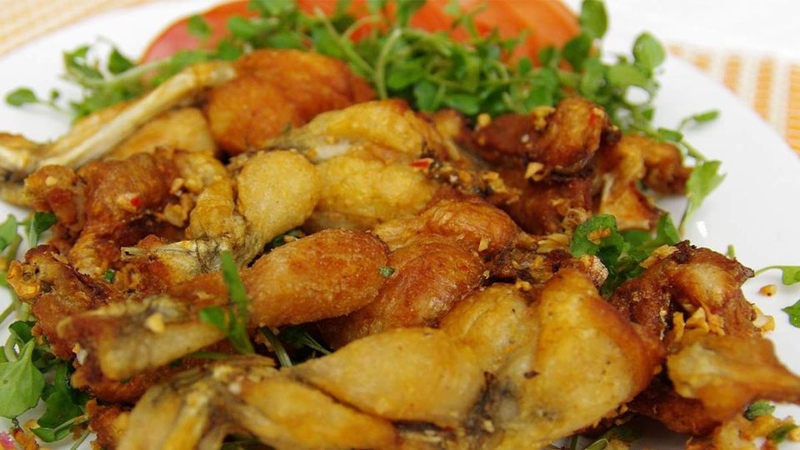 Giá trị dinh dưỡng của món ếch chiên bơ