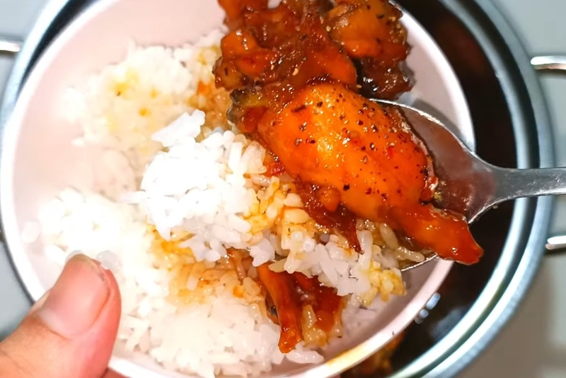 ếch kho tiêu​ hình 10