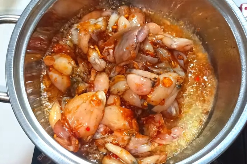 ếch kho tiêu​ hình 5