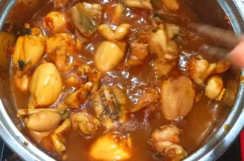 ếch kho tiêu​ hình 7