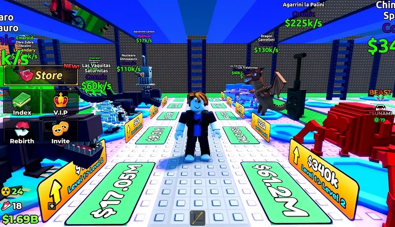 Lý do nhiều game thủ tìm kiếm cách hack Escape Tsunami for Brainrot!