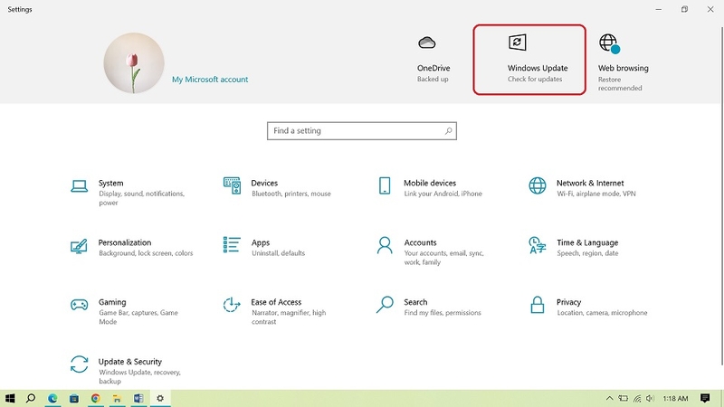 Cập nhật Windows lên phiên bản mới nhất