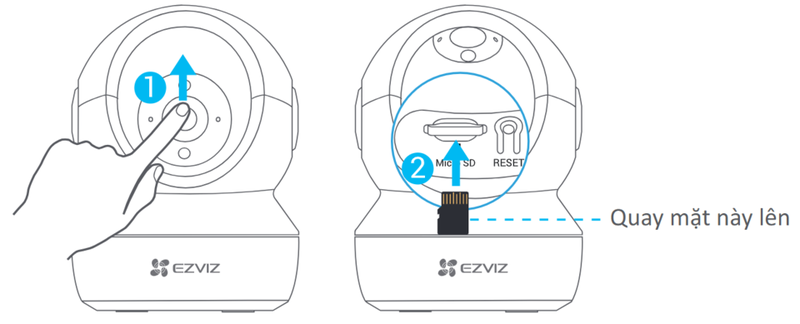 Cách lắp đặt thẻ nhớ