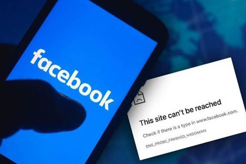 Facebook bị sập 9