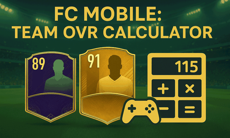 cách tính OVR trong FC Mobile 3