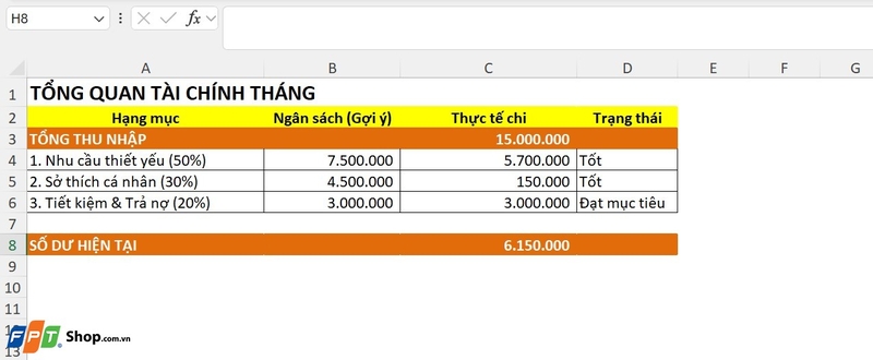 File quản lý chi tiêu cá nhân ảnh 3