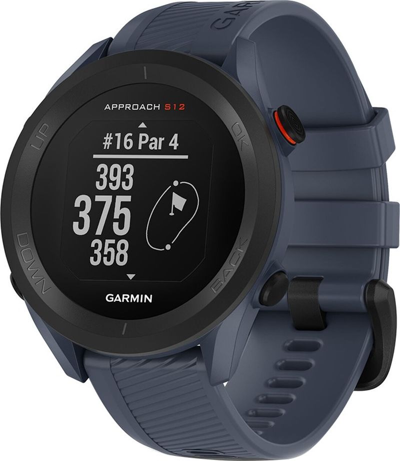 Đồng hồ thông minh Garmin Approach S12, Đồng hồ Golf GPS, Xanh dương Granite(DEMO)_010-02472-21 chính hãng, giá rẻ