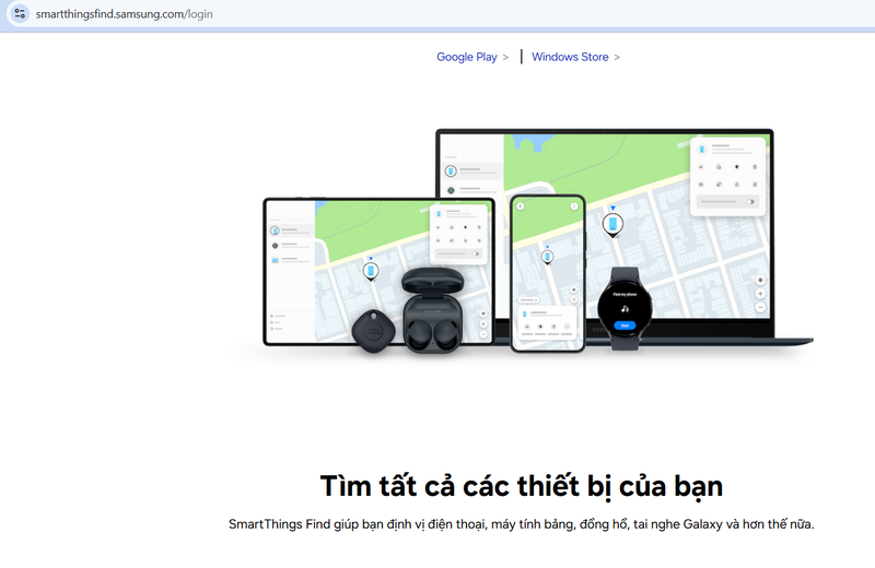 cach su dung find my mobile samsung