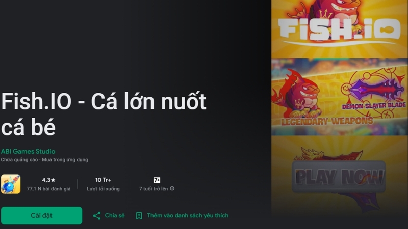 Tải game trên CH Play