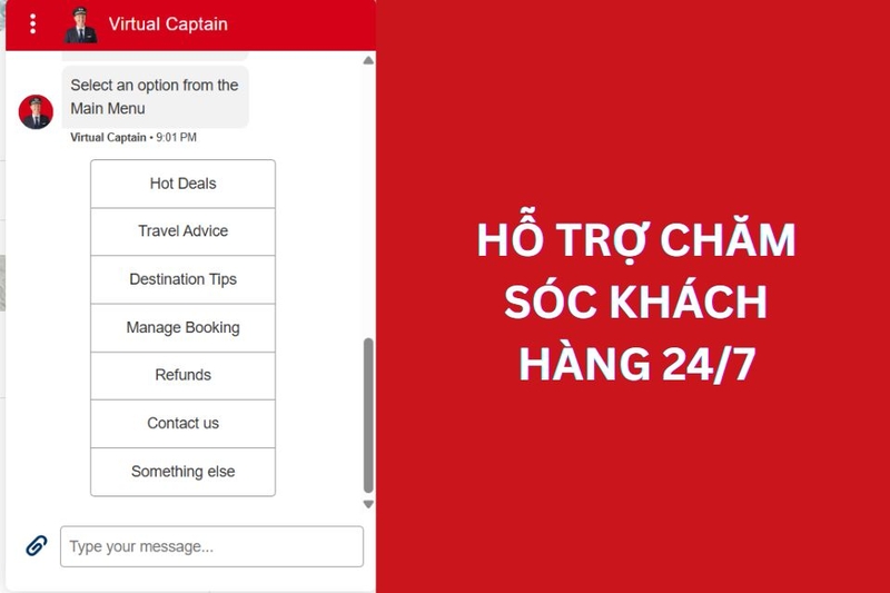 Dịch vụ hỗ trợ khách hàng 24/7