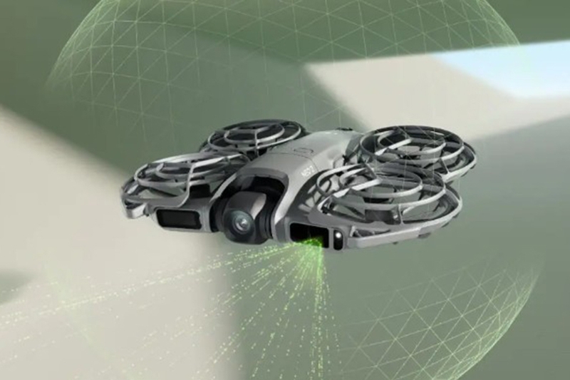 Hệ thống cảm biến vật cản đa hướng và LiDAR phía trước của DJI Neo 2