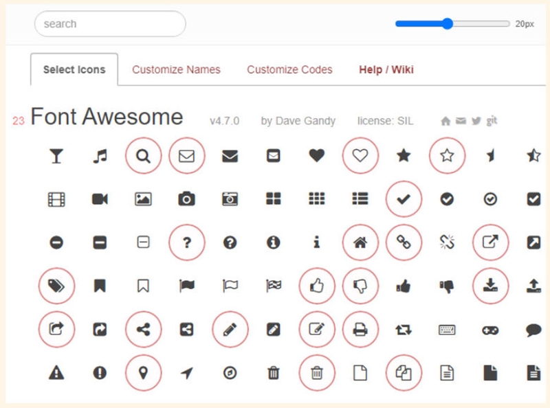 Font Awesome - 05
