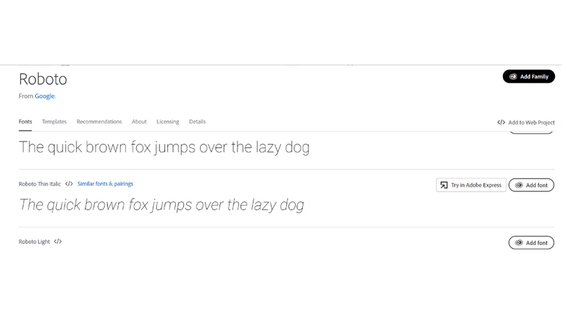 Dùng Adobe để tải font