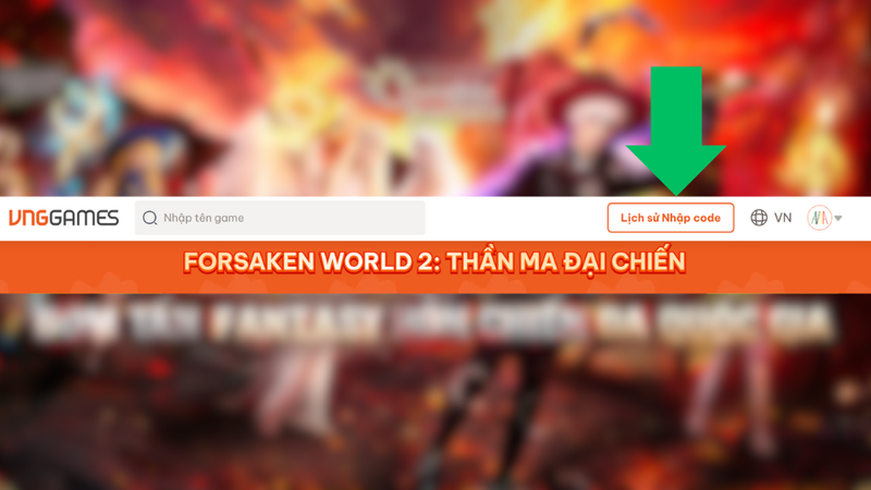 Kiểm tra code Forsaken World 2