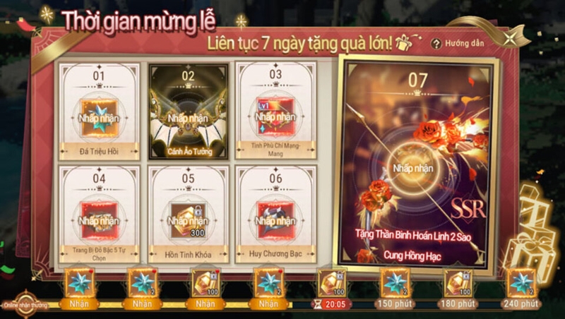 Nhận quà Forsaken World 2 1