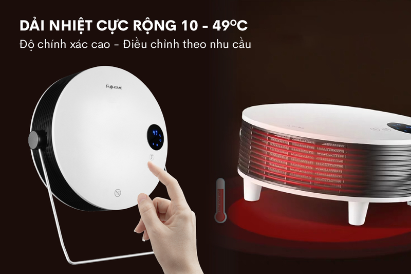 Quạt sưởi treo tường nhà tắm Fujihome FHB5000 - hình 6
