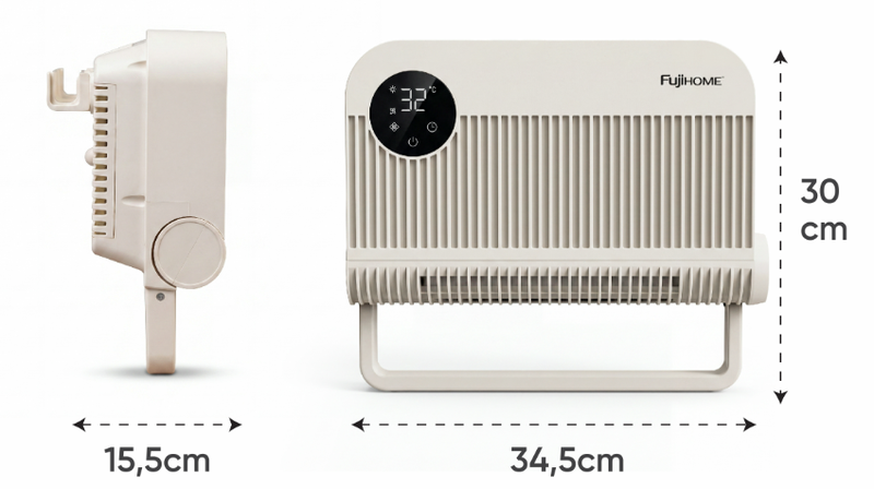 Máy sưởi gốm đa năng Fujihome FHB6000E 1500W - hình 2