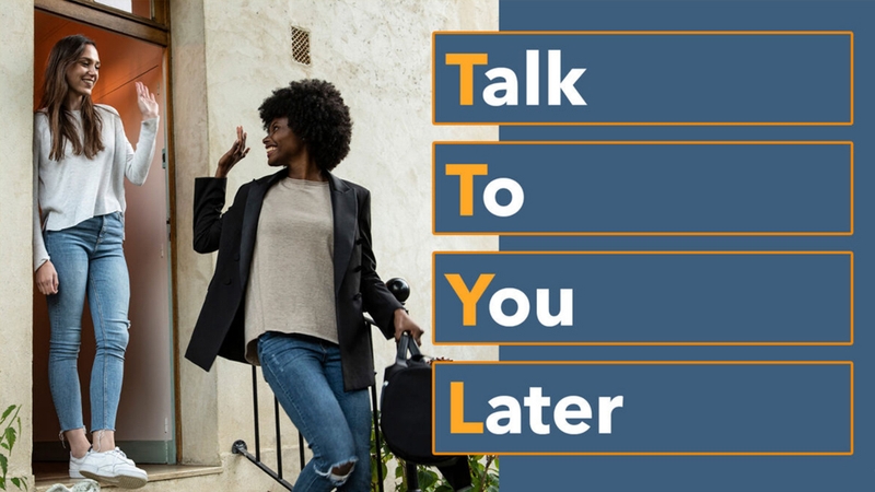 TTYL nghĩa là "Nói chuyện sau nhé"