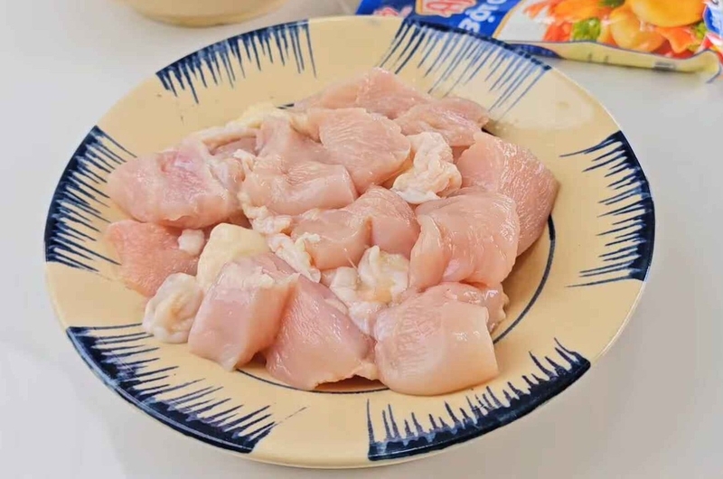 gà chiên cốm hình 3