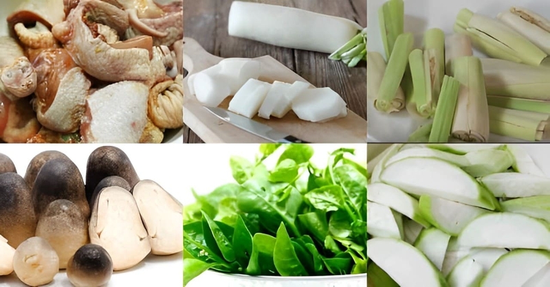 Chuẩn bị nguyên liệu