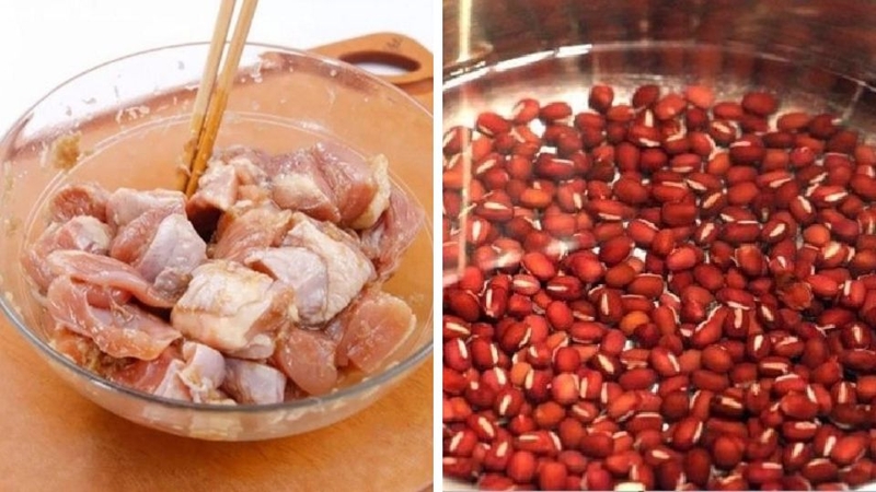 gà hầm đậu đỏ 3