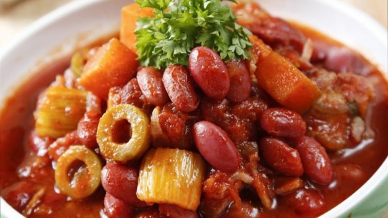 gà hầm đậu đỏ 6