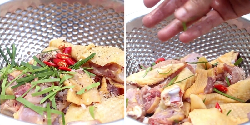 gà hấp bưởi 5