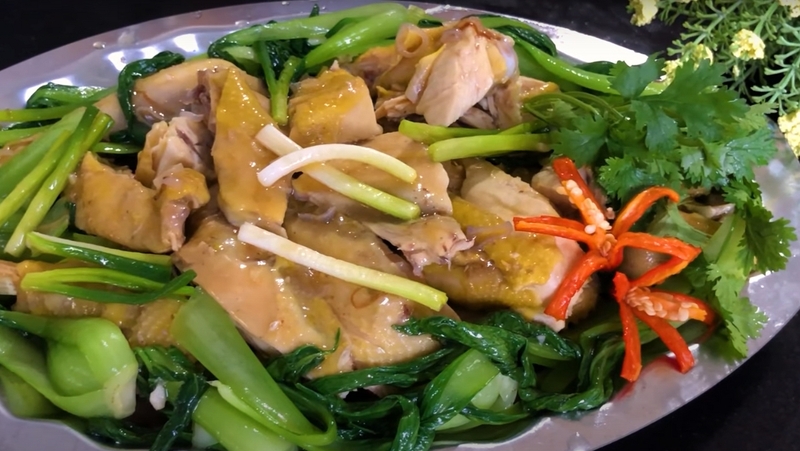 Cách làm gà hấp cải thìa 7
