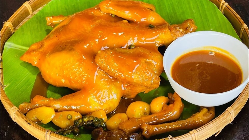 Giới thiệu gà hấp mắm nhĩ