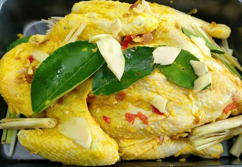gà hấp sả ảnh 4