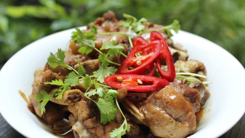 gà hon đậu phộng 1
