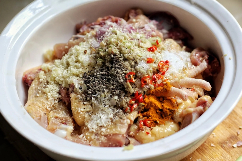 gà kho khoai tây 7