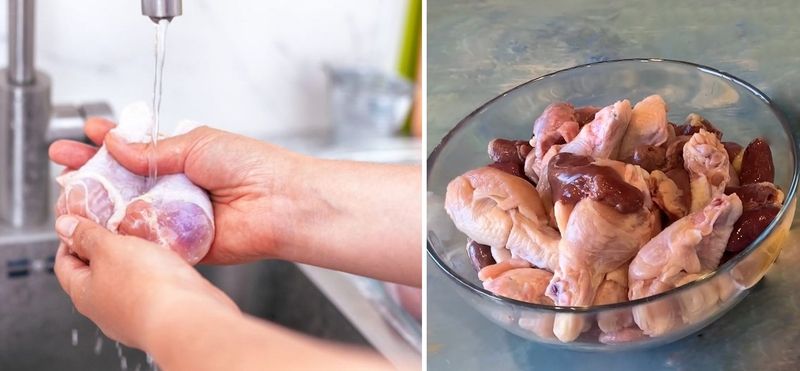 gà kho tương hột 3