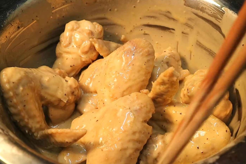 gà lăn bột chiên xù hình 7