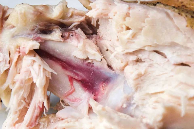 Gà luộc bị đỏ xương - 08