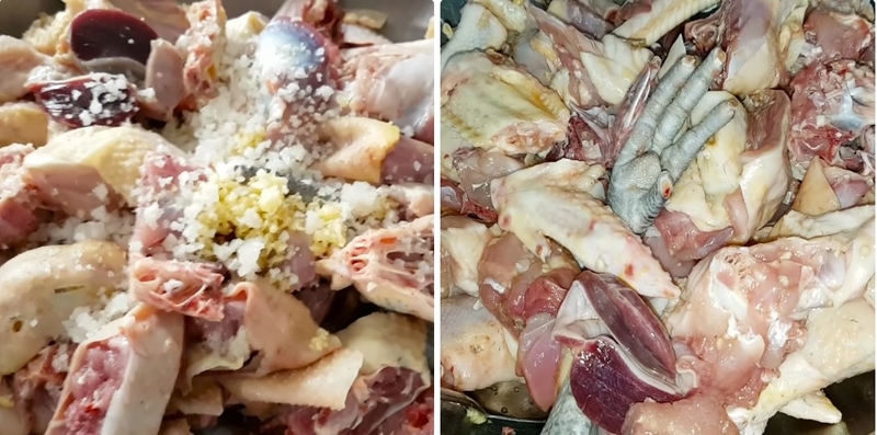 gà nấu cháo cối 7